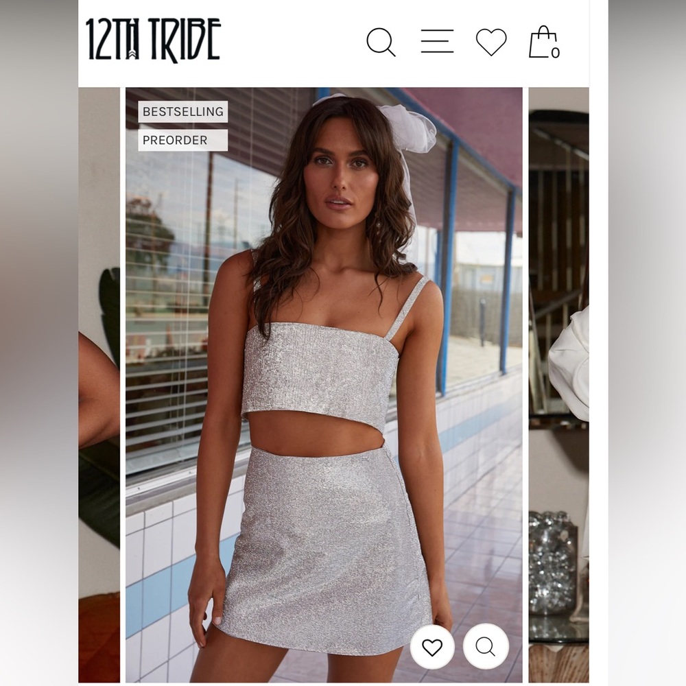 Rhinestone 2 piece set